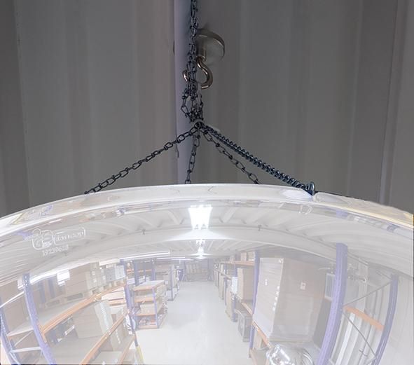 Produktbild Dancop Kuppelspiegel Set mit 10 Stück 80 cm Durchmesser inclusive mit Kettenset