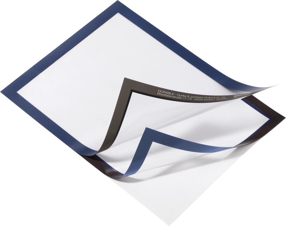 Produktbild Durable Informationsrahmen A4 selbstklebend blau 2 Stück bild 2