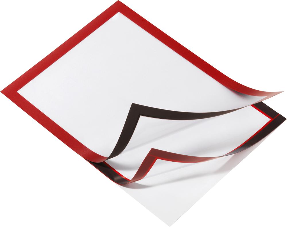 Produktbild Durable Informationsrahmen A4 selbstklebend rot 2 Stück bild 6