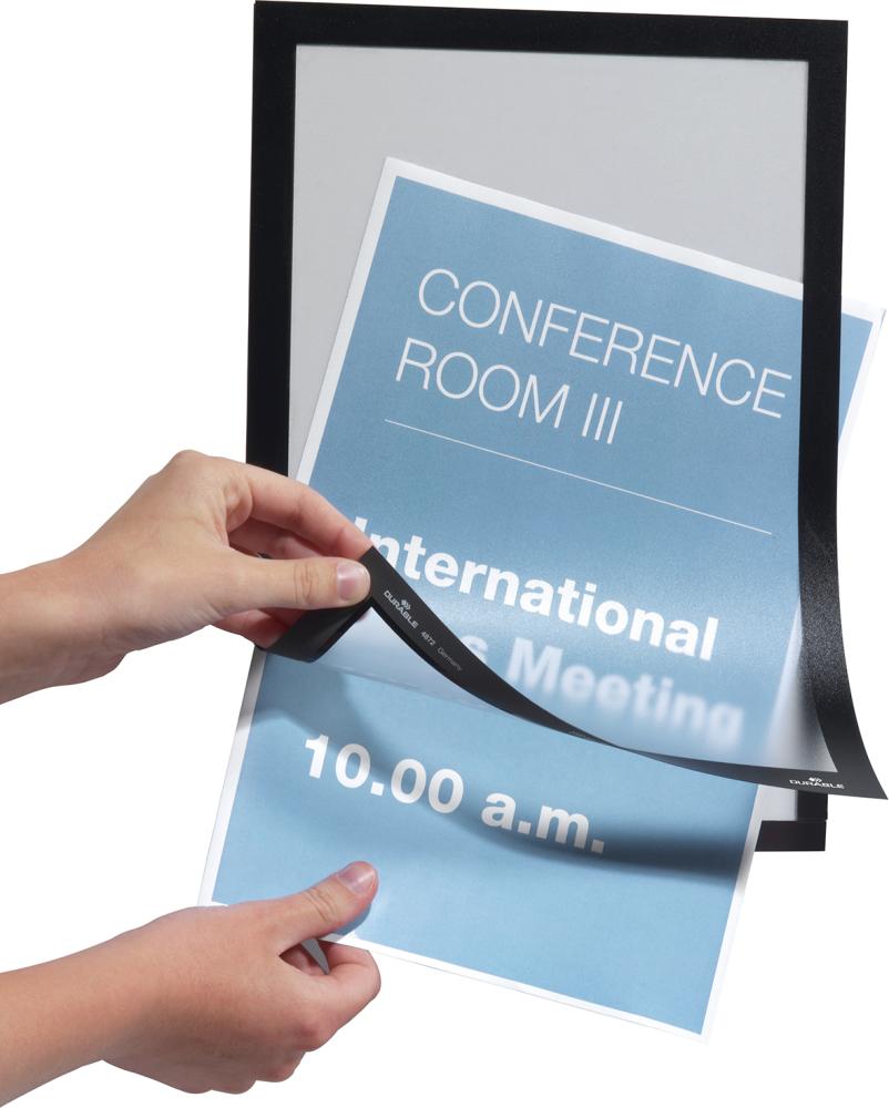 Produktbild Durable Informationsrahmen A4 selbstklebend schwarz 2 Stück bild 8