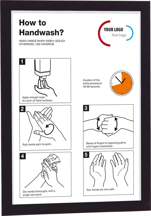 Produktbild Durable Informationsrahmen A4 selbstklebend schwarz 2 Stück bild 5