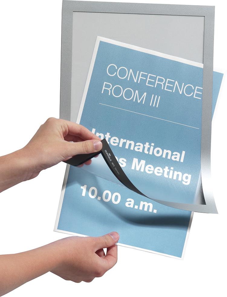 Produktbild Durable Informationsrahmen A4 selbstklebend silber 2 Stück bild 6