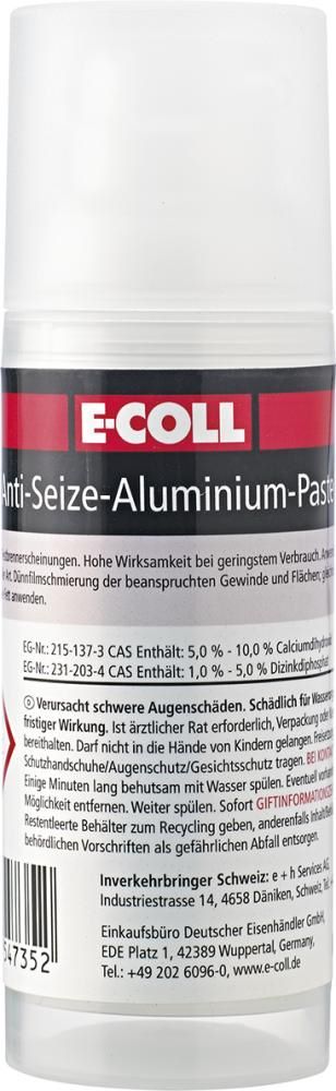 Produktbild E-Coll Anti Seize Thermopaste silber Flasche mit 50 g