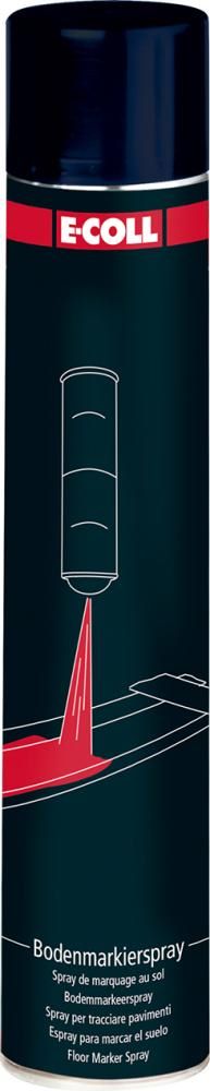 Produktbild E-Coll Bodenmarkierspray schwarz Sprühdose mit 750 ml