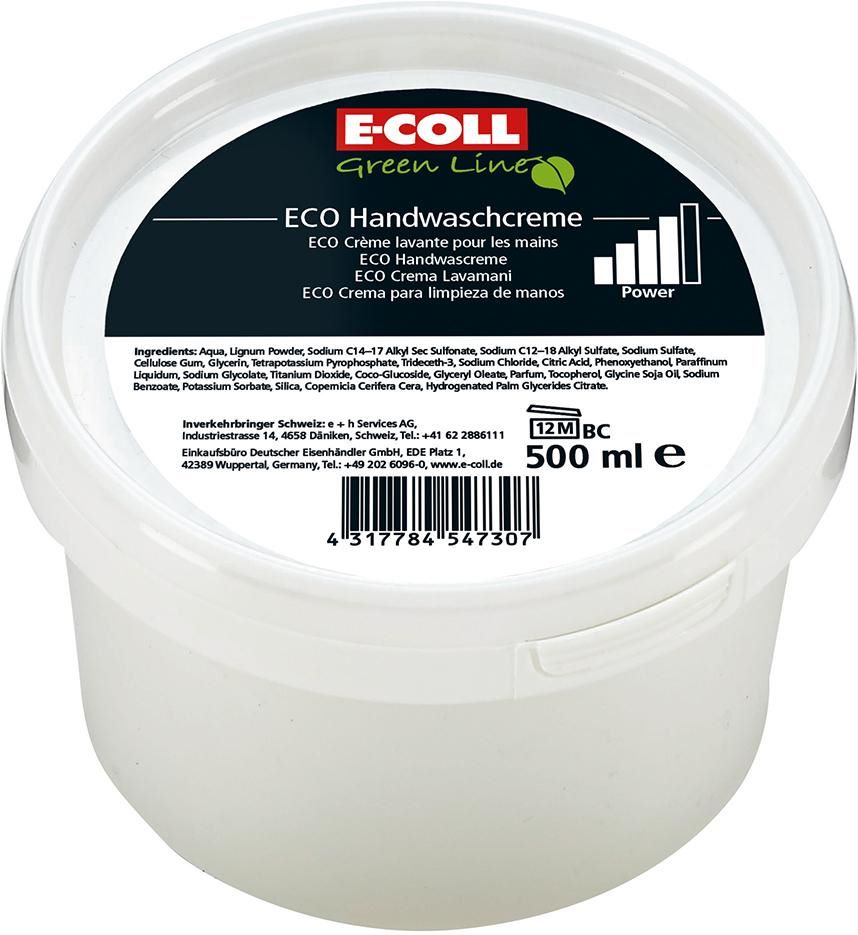 Produktbild E-Coll Handwaschcreme Eco PU frei Dose mit 500 ml