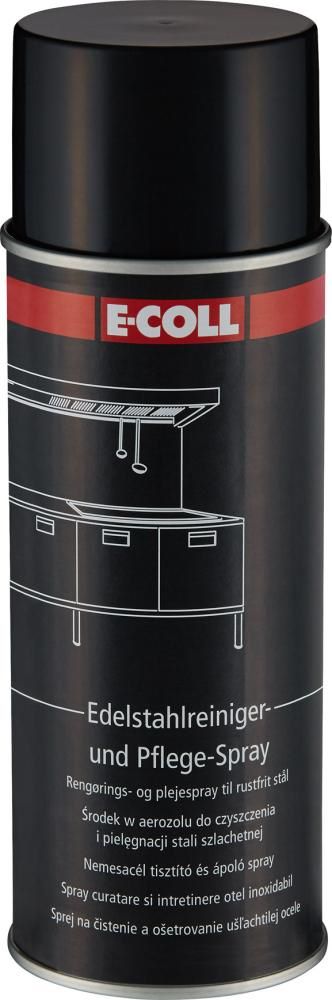 Produktbild E-Coll Edelstahlreiniger und -Pflegespray Sprühdose mit 400 ml
