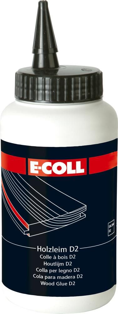 Produktbild E-Coll Holzleim D2 transparent Flasche mit 750 g