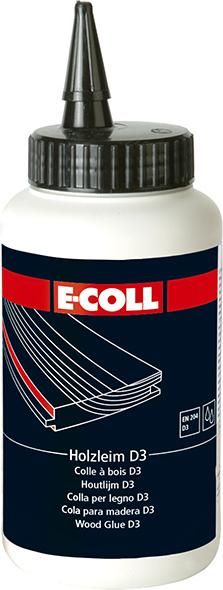 Produktbild E-Coll Holzleim D3 wasserfest Flasche mit 750 g