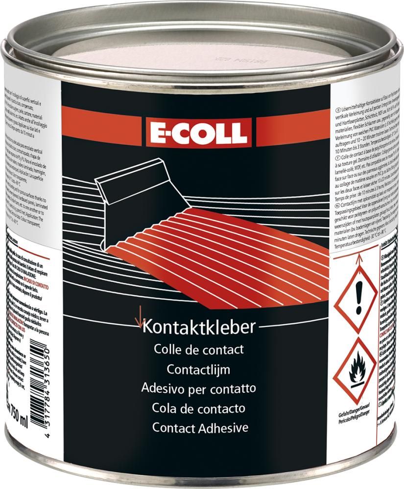 Produktbild E-Coll Kontaktkleber transparent Dose mit 750 ml