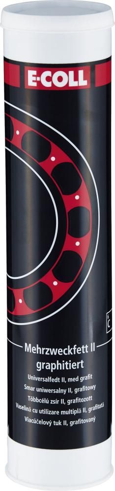 Produktbild E-Coll Mehrzweckfett II graphitiert Kartusche mit 400 g