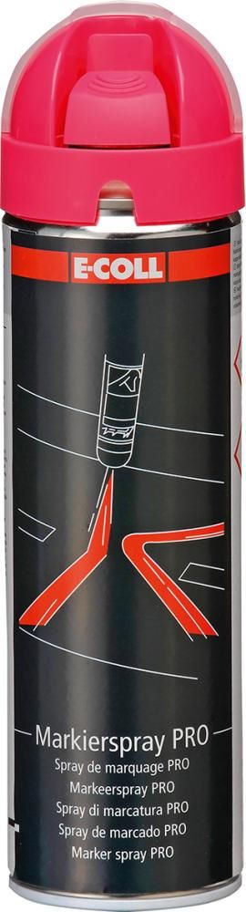 Produktbild E-Coll Markierspray Pro pink Sprühdose mit 500 ml