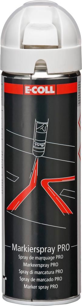 Produktbild E-Coll Markierspray Pro weiß Sprühdose mit 500 ml
