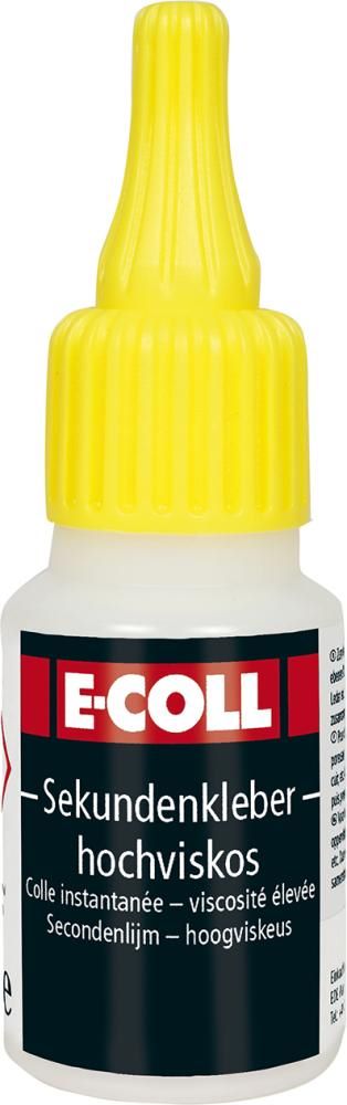 Produktbild E-Coll Sekundenkleber hochviskos Flasche mit 20 g