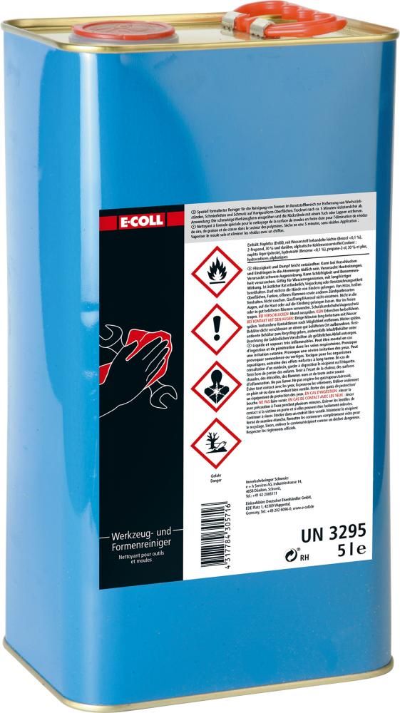 Produktbild E-Coll Werkzeugreiniger Formreiniger Kanister mit 8 Liter