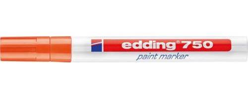 Produktbild Edding Lackmarker 750 orange 2 bis 4 mm