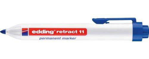 Produktbild Edding Permanentmarker retract 11 blau 1,5 bis 3 mm bild 4