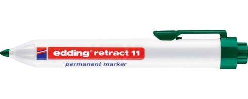 Produktbild Edding Permanentmarker retract 11 grün 1,5 bis 3 mm