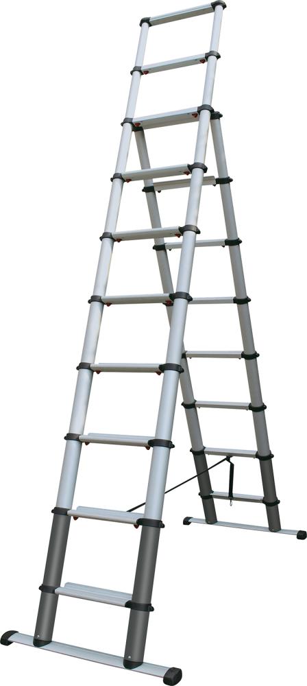 Produktbild EZSTEP Kombi Teleskopleiter 2,30m