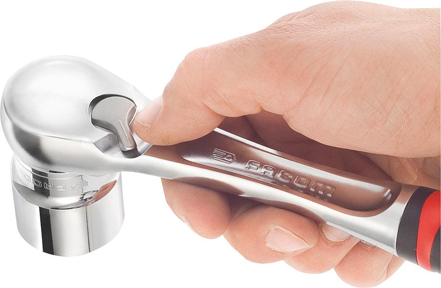 Produktbild Facom Hebel Umschaltknarre staubdicht 1/4 Zoll 120 mm bild 3