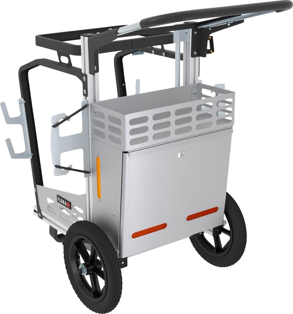 Produktbild Flora Handwagen Picobello Compact feste Müllsackhalterung bild 2