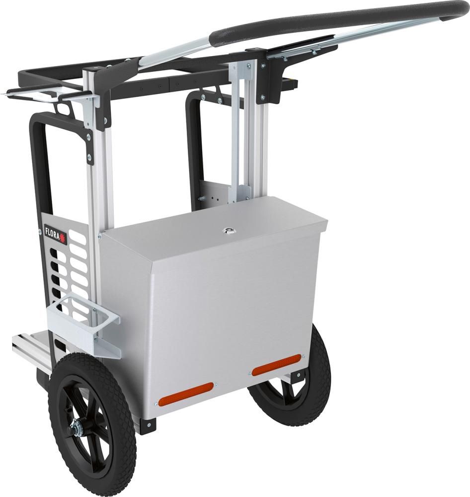 Produktbild Flora Handwagen Picobello Mini feste Müllsackhalterung bild 2