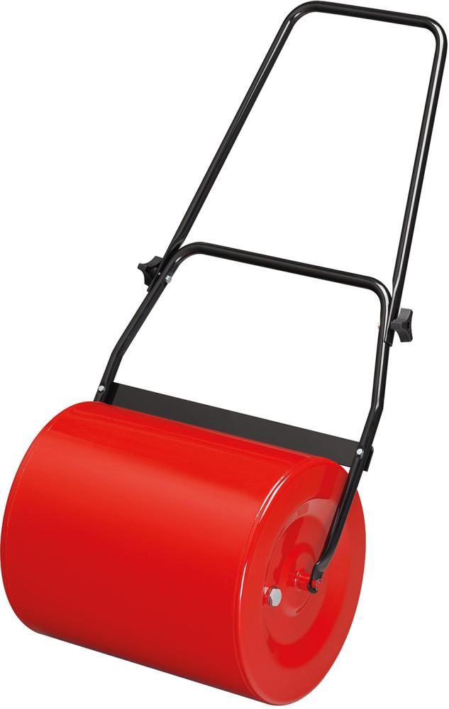 Produktbild Flora Rasenwalze 70 Liter aus Metall rot schwarz 60 cm x 40 cm