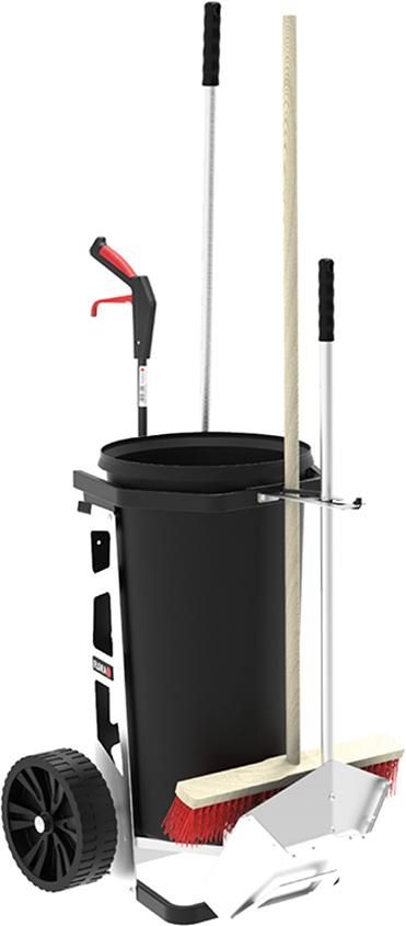 Produktbild Flora Reinigungs und Abfallwagen Easy Arena Performa Edition