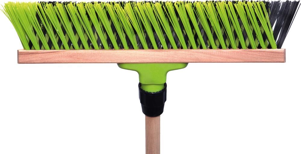Produktbild Floraworld Garten und Straßenbesen PVC X Borsten Elaston 40 cm mit Stiel