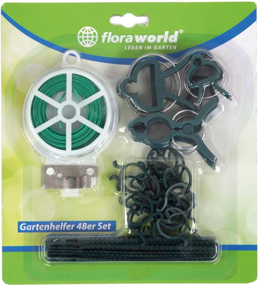 Produktbild Floraworld Gartenhelfer Set 48 teilig Grün
