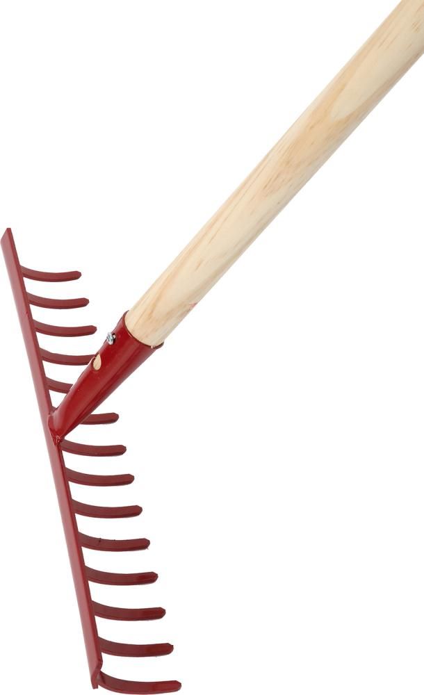 Produktbild Floraworld Gartenrechen 14 Zinken mit Stiel 1,4 meter