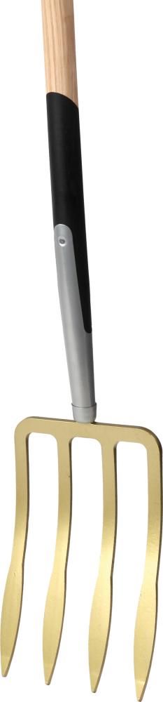 Produktbild Floraworld Spatengabel 190mm 4 Zinken mit Stiel
