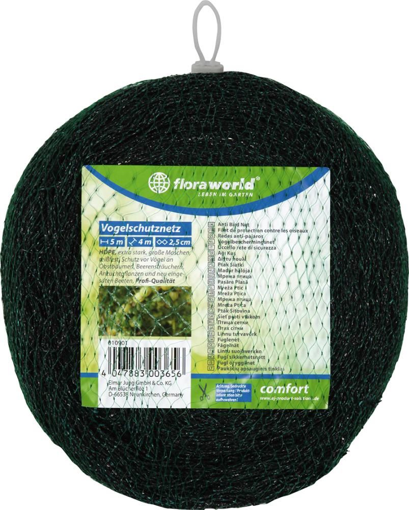 Produktbild Floraworld Vogelschutznetz 5 x 4 meter Maschenweite 25 x 25 mm