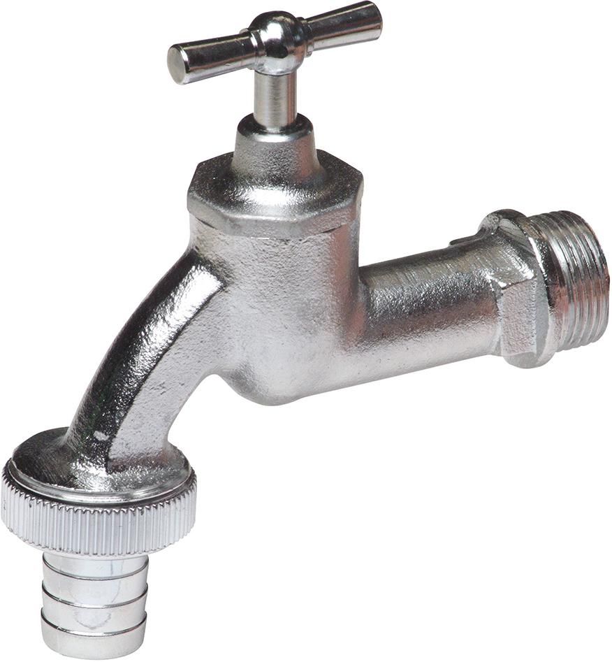 Produktbild Floraworld Wasserhahn Messing AG D 1/2 Zoll Tülle 1/2 Zoll mit Auslauftülle