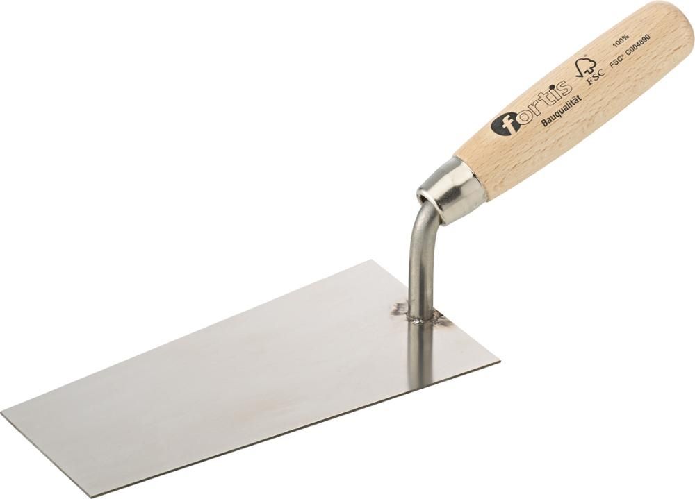 Produktbild Fortis Berner Putzkelle 160 mm Schmiermännchen Bauqualität rostfrei