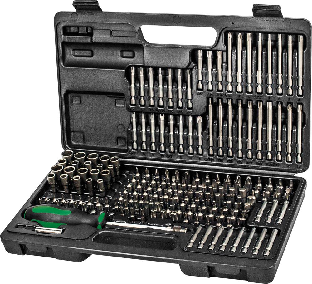 Produktbild Fortis Bit Sortiment gemischt mit Schnellwechselhalter 185 Teile