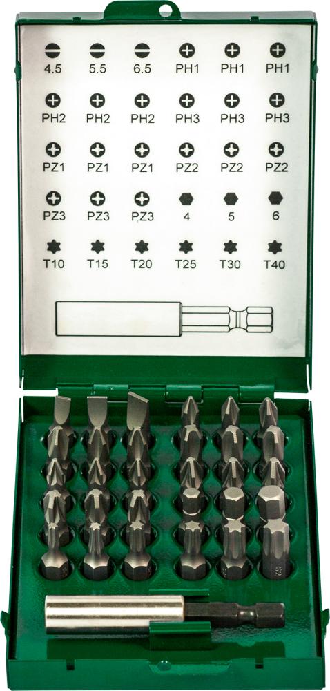 Produktbild Fortis Bit Sortiment gemischt mit Bithalter 31 Teile