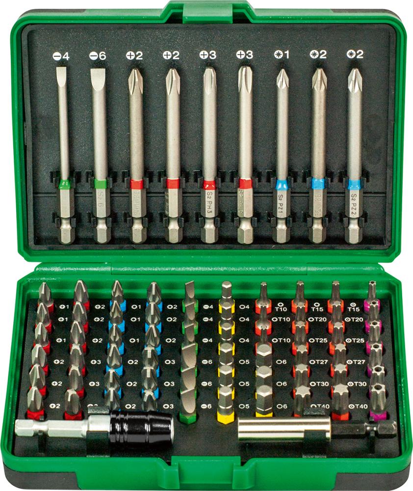 Produktbild Fortis Bit Sortiment Farbring gemischt 71 Teile