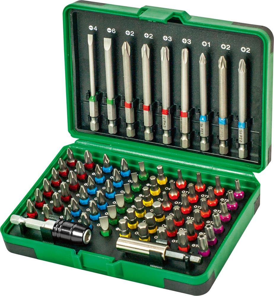 Produktbild Fortis Bit Sortiment Farbring gemischt 71 Teile bild 7