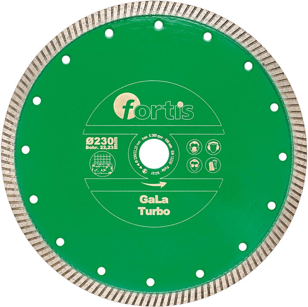 Produktbild Fortis Diamant Trennscheibe GaLa Turbo 180 mm mit Turbosegment