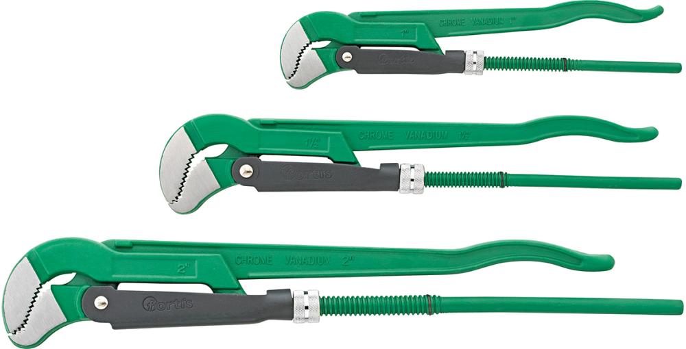 Produktbild Fortis  Eckrohrzangen Satz 3 Teile 1-1,5-2 Zoll