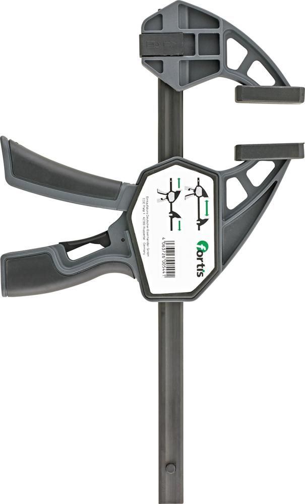 Produktbild Fortis Einhandzwinge 150 x 85 mm 2 Schutzkappen bild 2