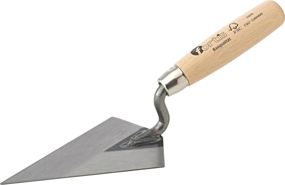 Produktbild Fortis Hamburger Putzkelle 140 mm Spitzkelle Bauqualität