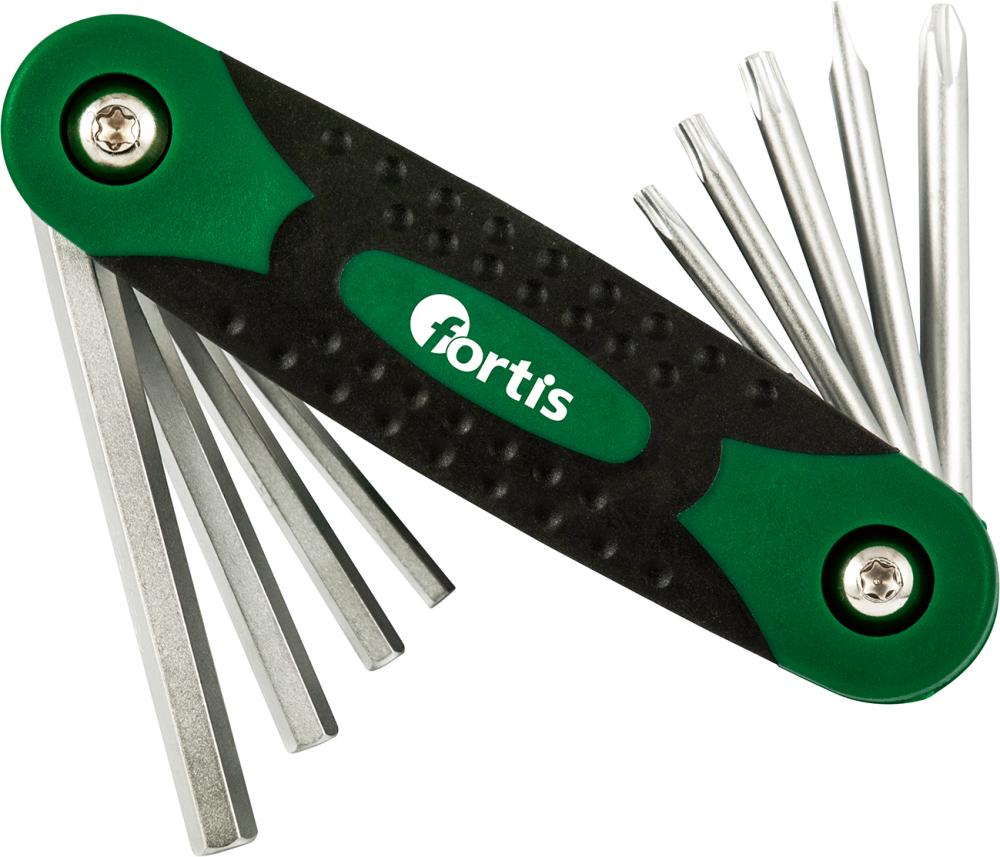 Produktbild Fortis  Schraubendrehersatz gemischt im Klapphalter bild 1