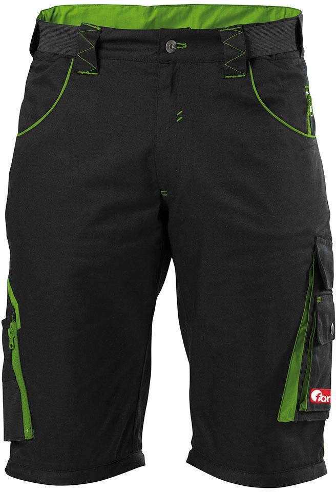 Produktbild Fortis Bermuda 24 Herren schwarz limegreen Gr. 48