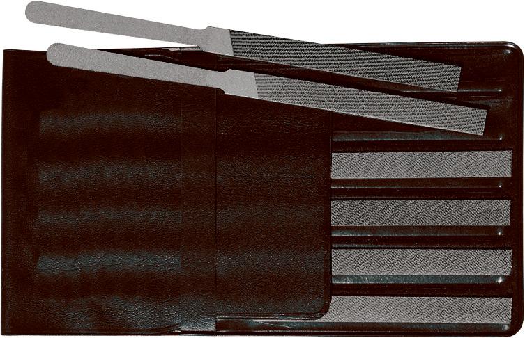 Produktbild Fortis Kontaktfeilen 150 mm Kreuzhieb 6 Teile in PVC Tasche