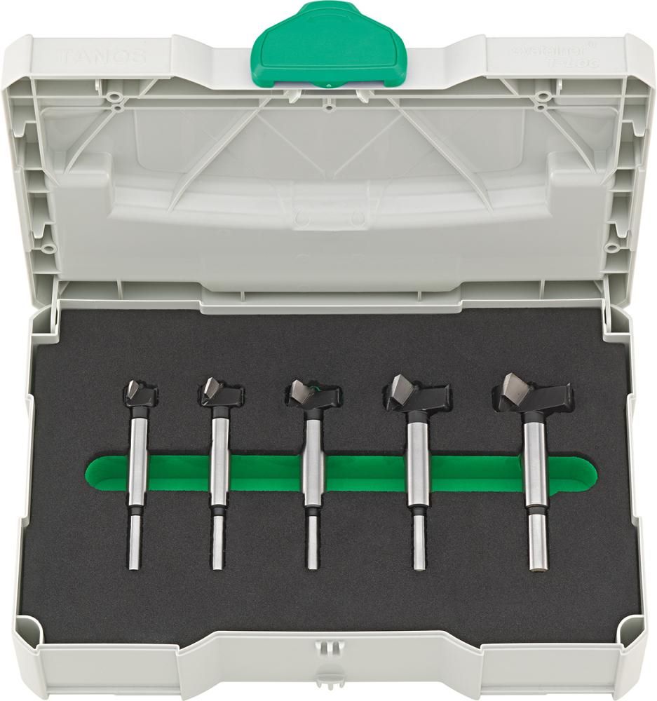 Produktbild Fortis HW Kunstbohrer Satz 5 teilig 15 bis 35 mm im Systainer