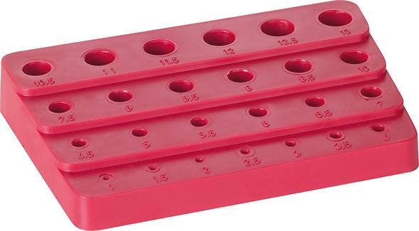 Produktbild Fortis Kunststoffständer für Bohrer 0,5 mm steigend 1 bis 13 mm