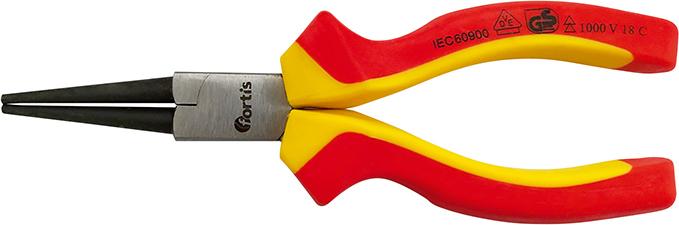 Produktbild Fortis  Langbeckzange VDE 160 mm runde Backen bild 1