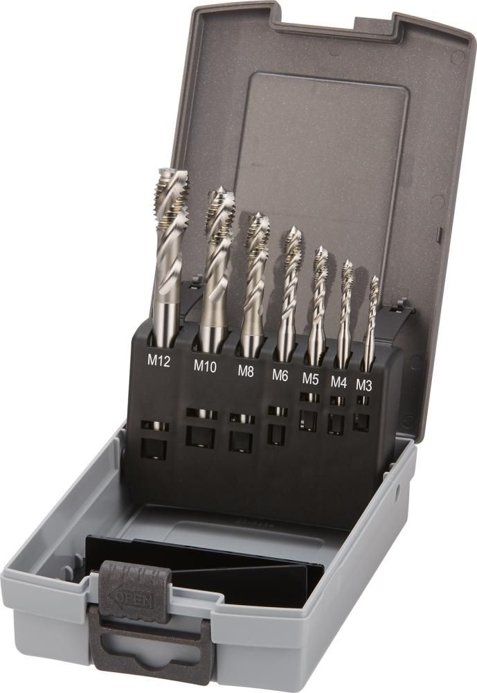 Produktbild FORTIS Maschinengewindebohrer Set HSSE Typ GL GS 40 Grad M3-M12