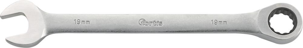 Produktbild Fortis Maulschlüssel mit Ringratsche 15 mm gerade